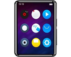 DrPhone MX3 Bluetooth 5.0 MP4-speler - MP3 Volledig touchscreen 2.5inch - 16GB met ingebouwde luidspreker voor o.a E-Books/Audio/Video/FM etc- Zwart