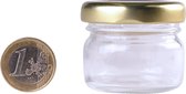 ECHTE Mini Jampotjes / Mini Honingpotjes / Kleine Potjes met Deksel 28ml per 64 stuks!