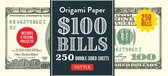 Origami Paper $100 Bills