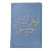 With Love Classic Journal Find Joy in the Journey Inspirational Notebook W/Ribbon Marker, Faux Leather Flexcover, 336 Lined Pages [Leather Bound] with Love