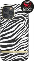 Richmond & Finch Zebra zebraprint hoesje voor iPhone 12 Pro Max - zwart
