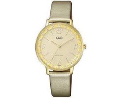 Q&Q by Citizen -qc09j103y Dames horloge - 36 mm - Goud