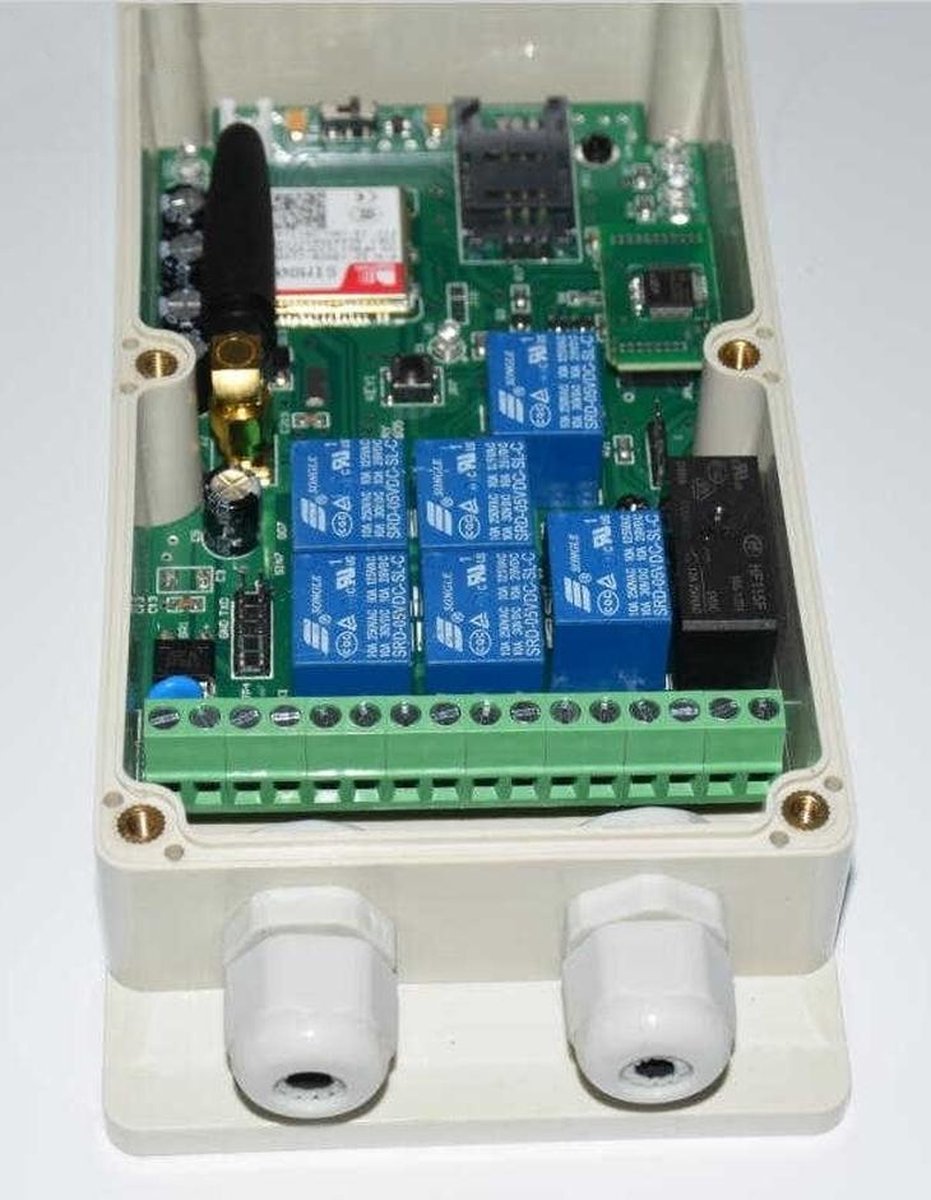 DC 9-36V Gate Opener 3G 4G Garage Deur Toegang Remote Controller Mobiele Poort Opener Ondersteuning Restart Reset Voor G203 GSM DC 9-36V Gate Opener 3G 4G Garage Deur Toegang Remote Controller Mobiele Poort Opener Ondersteuning Restart Reset Voor G203 GSM