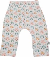 Newborn Baggy Broekje handmade  kraamcadeau Unisex maat 56 gekleurde regenbogen