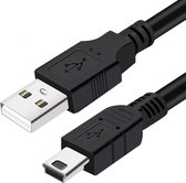 Vues® Mini USB Kabel - Ondersteund Data en Opladen - 1 Meter - Mini USB naar USB 2.0