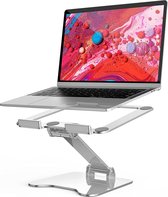 Best4u Laptopstandaard, in hoogte verstelbare opvouwbare notebookstandaard van aluminium, ergonomische houder, compatibel met laptops (10 "~ 15,6 ") MacBook Lenovo, Samsung, Acer, Huawei Mate