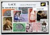 Afbeelding van het spelletje Kant – Luxe postzegel pakket (A6 formaat) : collectie van 50 verschillende postzegels van kant – kan als ansichtkaart in een A6 envelop - authentiek cadeau - kado - geschenk - kaart - stof - zacht - avondkleding - bruidskleding - chique - decoratief