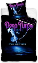 Deep Purple Dekbedovertrek Smoke on the Water - Eenpersoons - 140  x 200 cm - Katoen