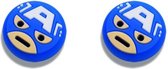 FSW-Products - Thumb grips - 1 Paar = 2 Stuks - Nintendo Switch & Lite - Joystick/Controller Grips - Joy-Con Thumbsticks - Thumbgrips - Switch grips - Blauw