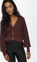 Only Vest Onlmaggi L/s Cardigan Cc Knt 15231258 Roasted Russet Dames Maat - M