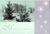 30 Luxe Kerstkaarten + Envelop | Merry Christmas And A Happy New Year | Kerstboom