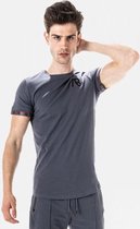 Grijze casual tee van AB lifestyle maat large