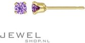 Purple Stud Oorbellen | Gouden Dames Oorbel |Oorbel Goud | Oorbellen Earcuff Ring Ketting | Oorbel Hanger | Cadeau Dames | Sieraden Dames | Oorbel Paars | Valentijnsdag Cadeau | Ha