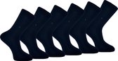 Chaussettes Noires Homme Bambou, Sans couture, Anti Transpiration, Haute, Ultra Fines - 6 paires 40-44 - bleu foncé