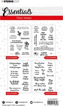 Studio Light Essentials Clear stamp A6 - nr.87 Prettige feestdagen