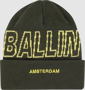 Ballin Amsterdam - Heren One Size Muts - Groen - Maat One Size