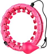 Fitness Hoelahoep - Hula Hoop - Hoelahoep Fitness - Hoelahoep Met Gewicht – Hoelahoep Volwassenen - Hoelahoep Kinderen - Roze