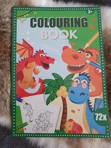 Colouring book Dino's, 72 blz