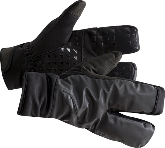 Craft Fietshandschoenen Winter Unisex Zwart Siberian 2.0 Split Finger Glove Black S bol