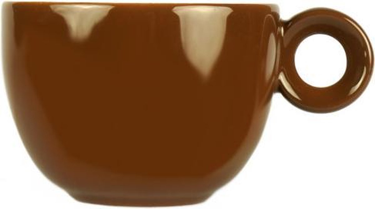 Bruin koffiekopje - 150ml - Mosterdman