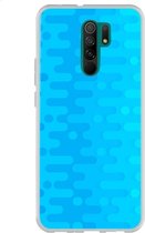 Smartphonebooster Telefoonhoesje - Back Cover - Geschikt Voor Xiaomi Redmi 9 - Blue En Blue