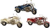 Voertuig DKD Home Decor Decoratief Metaal Motorfiets (3 pcs) (22 x 10 x 11 cm)