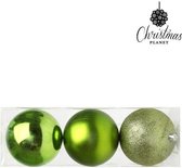Kerstballen 10 cm (3 uds) Plastic Groen