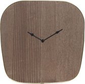 Muurklok DKD Home Decor Bruin Hout Metaal Gouden (39 x 3.5 x 38 cm)