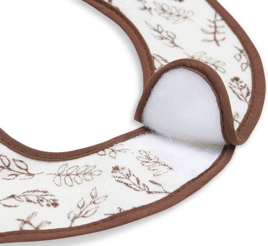 Jollein - Slab (Meadow - Chestnut) - Katoen - Polyester - Slabbetjes Baby - 3 Stuks - 33 cm van Jollein — afbeelding 2