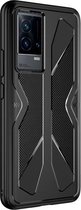 Voor vivo iQOO 8 Butterfly Shadow schokbestendig rubberen TPU-beschermhoes (zwart)