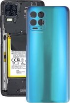 Batterij Back Cover voor Motorola Edge S (Blauw)