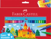 Faber-Castell viltstiften - 50 stuks - uitwasbaar - FC-554204
