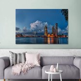 Serie Rotterdam - Foto 5 | "Hotel New York" | Rene Schuite | 150 x 100cm | Foto op helder plexiglas | Blind ophangsysteem