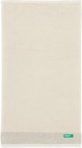 Katoenen wastafel handdoek, beige, 50x90 cm