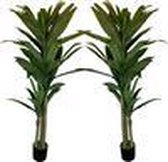PACK 2 PLANTEN BOOMBOOMSTAM KUNSTMATIGE BRASIL 190 cm met Maceta