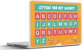 Laptop sticker - 12.3 inch - Kinderkamer - Alfabet - Educatief - Meiden - Jongetjes - Kinderen - 30x22cm - Laptopstickers - Laptop skin - Cover