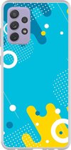 Smartphonebooster Telefoonhoesje - Back Cover - Geschikt Voor Samsung Galaxy A72 - Blue En Blue