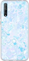 Smartphonebooster Telefoonhoesje - Back Cover - Geschikt Voor Huawei P Smart S - Blue En Blue