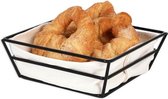 Broodmand Viejo Valle Zwart Mand 100% katoen (20 x 20 x 7 cm)