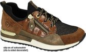 Remonte -Dames -  cognac/caramel - sneakers  - maat 39