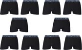 10 PACK Boxershort Heren | Maat M/L | Microfiber | Zwart | Ondergoed Heren | Onderbroeken Heren |