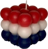 Bubble Candle | 1 stuk | Rood, Wit & Blauw | Red, White & Blue