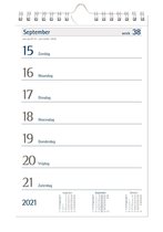 Castelli weekkalender 2022 - ringband - klein A5 formaat - neutraal