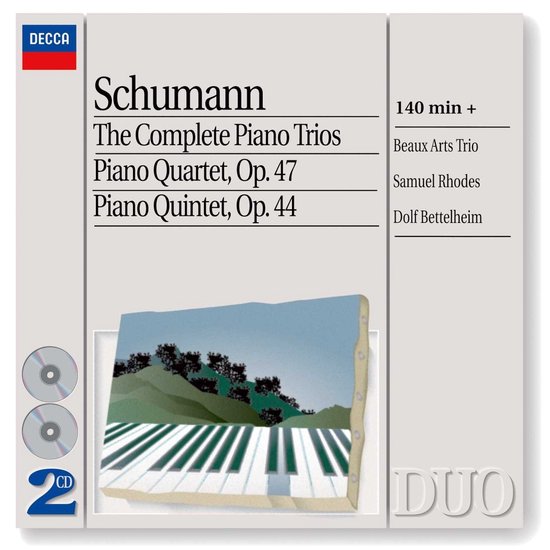 Foto: Beaux arts trio schumann the complete piano trios piano quartet p 2 cd complete 