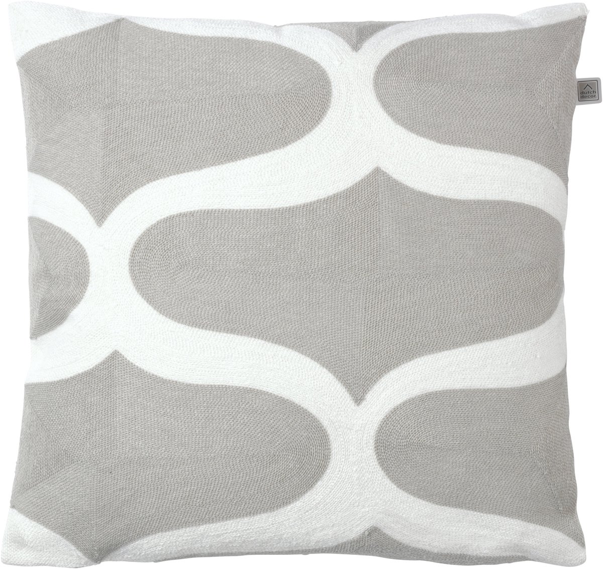 Dutch Decor WILKA - Sierkussen 45x45 cm - Zand - Inclusief binnenkussen