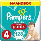 Pampers Pants Maat 4 - 128 Luierbroekjes Maandbox