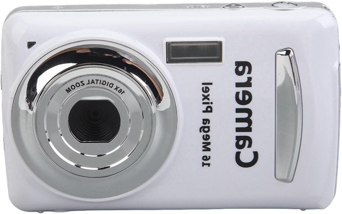 Digitale Camera - Compacte Camera - Momenten Vastleggen - 16MP HD Video - 16x Digitale Zoom - Wit