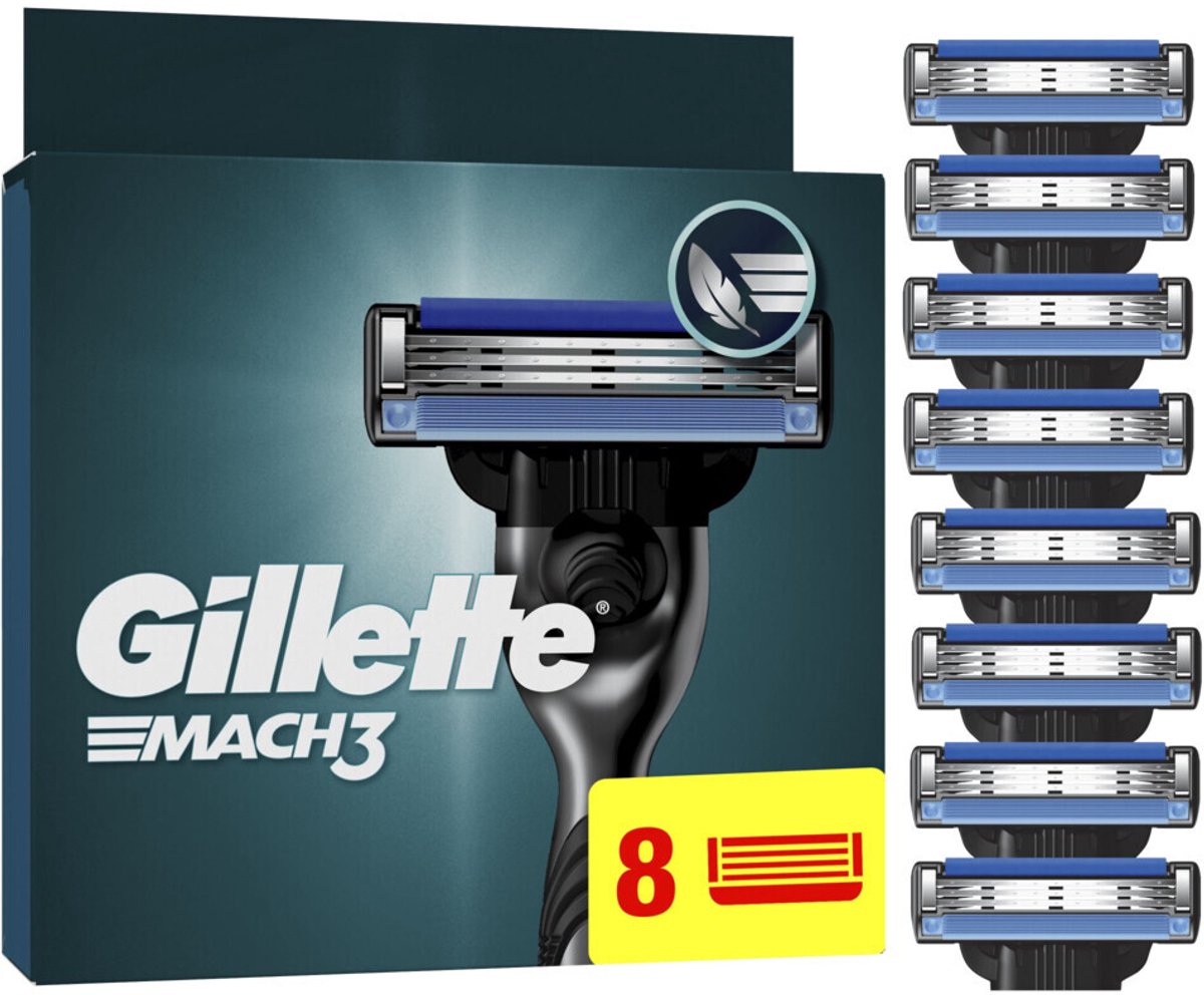 Gillette Scheermesjes Mach3 - 8 stuks