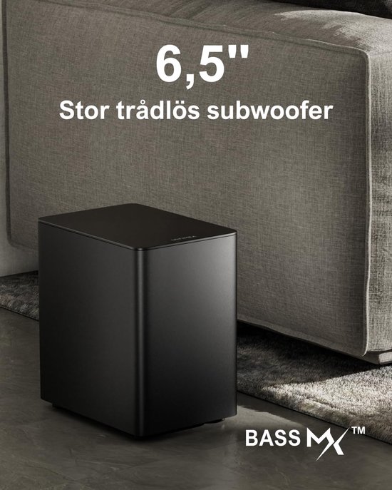 7.1 Surround Soundbar met Draadloze Subwoofer voor Krachtig Geluid — afbeelding 3