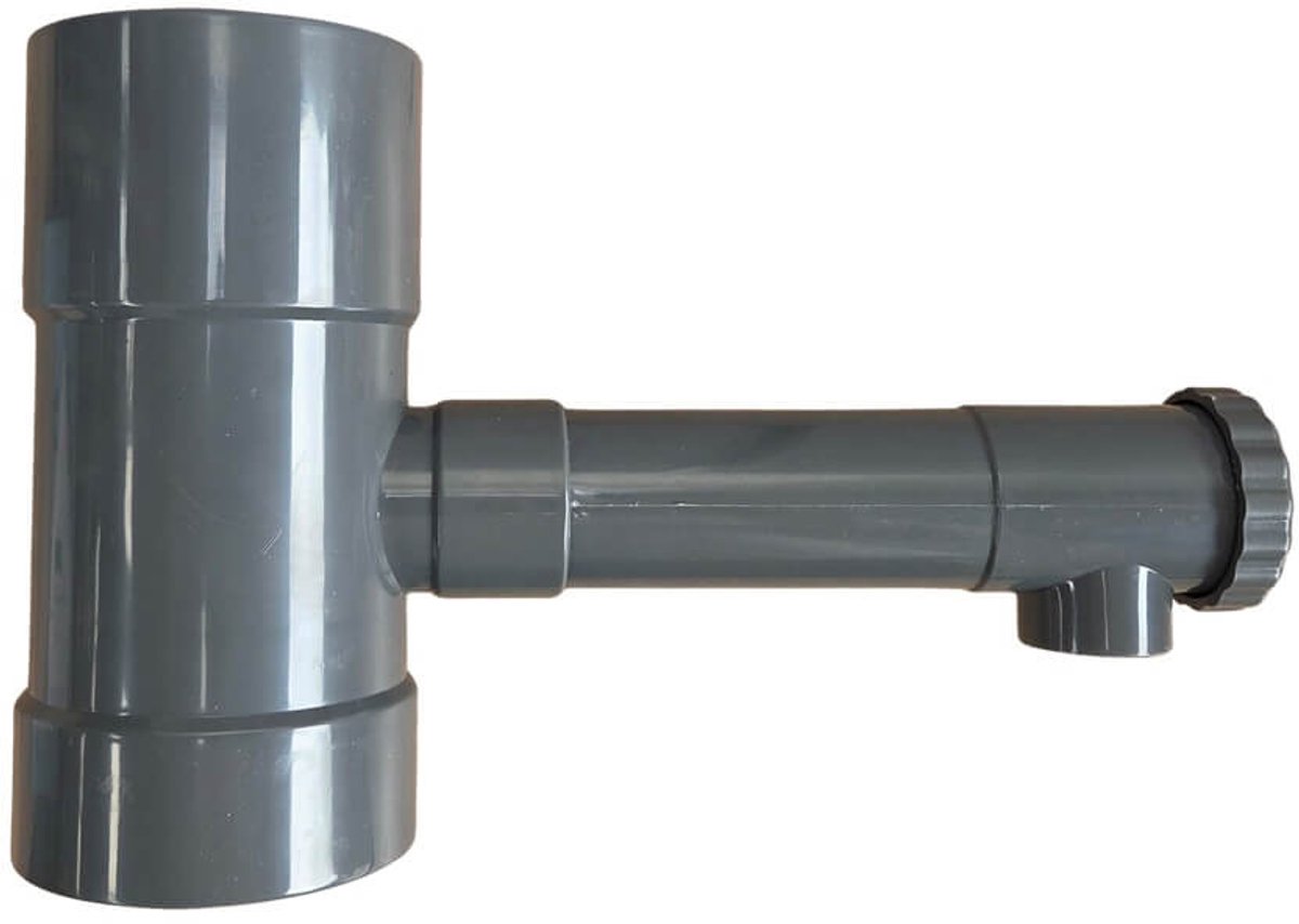 Meuwissen Agro - Regenton vulautomaat - 80 mm - Grijs - Afsluiter